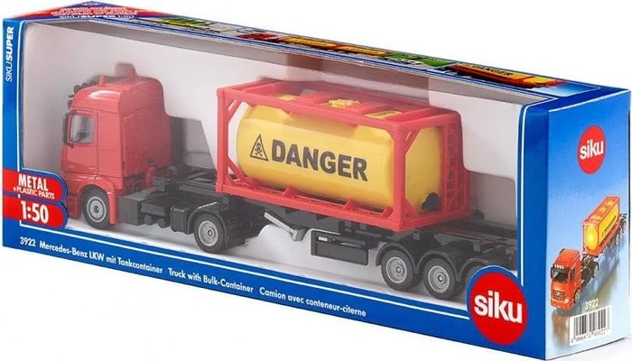SIKU Super Mercedes-Benz LKW mit Tankcontainer