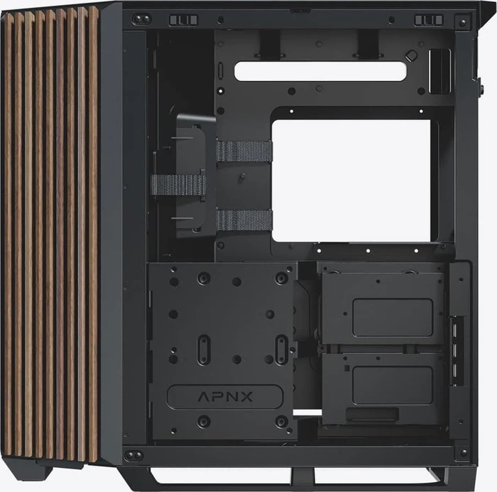 APNX V1 Black/Wood, Glasfenster