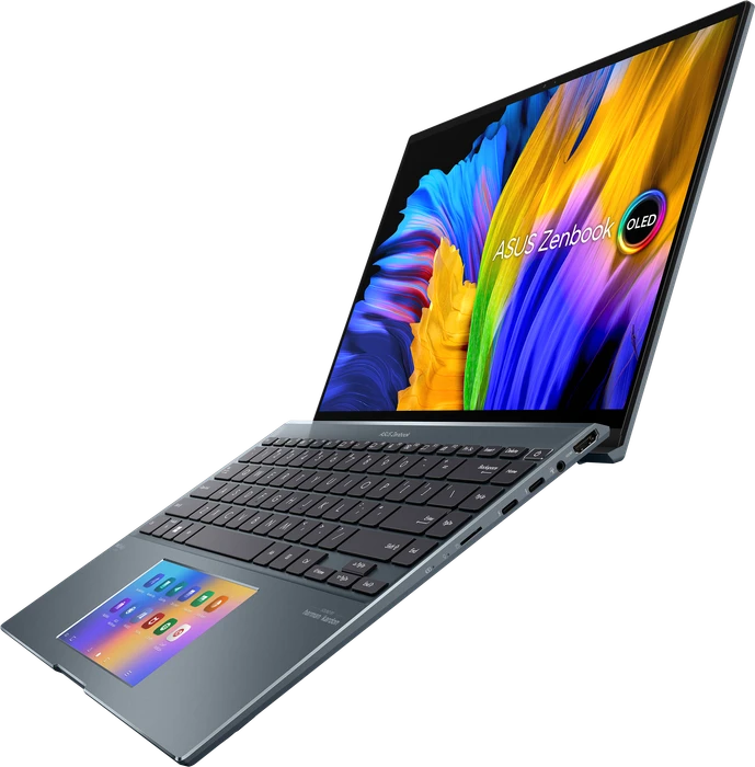 ASUS ZenBook 14X OLED UX5400ZF-KU019W, Pine Grey, Core i7-1260P, 16GB RAM, 1TB SSD, GeForce RTX 2050, DE