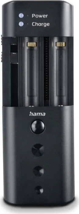 Hama Delta Travel Universal-Ladegerät für Li-Ionen-Akkus AA-/AAA-Zellen