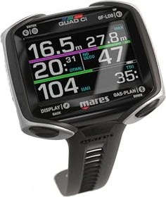 Mares Quad CI Tauchcomputer schwarz/silber