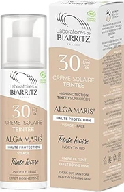 Laboratoires de Biarritz Alga Maris Sonnencreme Gesicht getönt elfenbein LSF30, 50ml