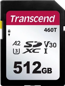 Transcend SDC460T R100/W85 512GB, UHS-I U3, A2