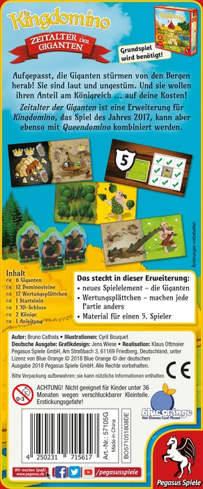 Kingdomino Zeitalter der Giganten (Erweiterung)