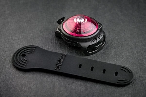 Orbiloc Dog Dual LED Safety Light, pink