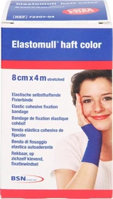 BSN medical Elastomull haft color blau, 8cm x 4m, 1 Stück