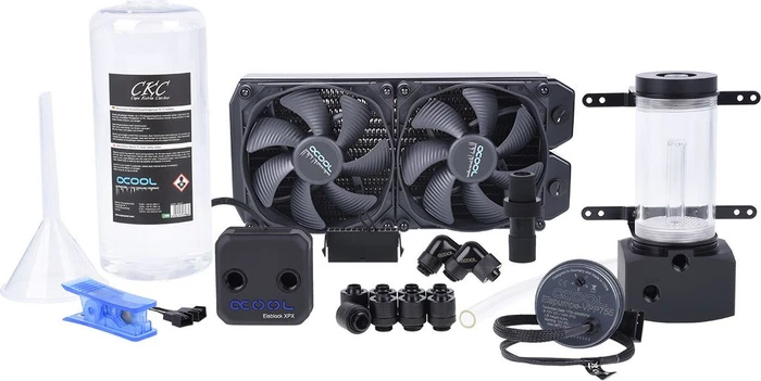 Alphacool Eissturm Blizzard Copper 45 2x120mm Komplettset
