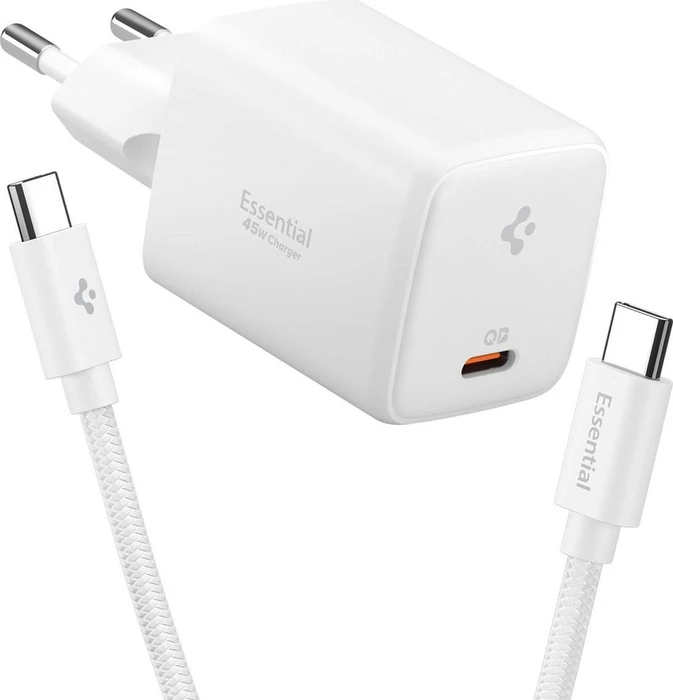 Spigen Essential 45W Wall Charger weiß