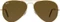 Ray-Ban RB3025 Aviator Classic 55mm gold/brown classic Vorschaubild