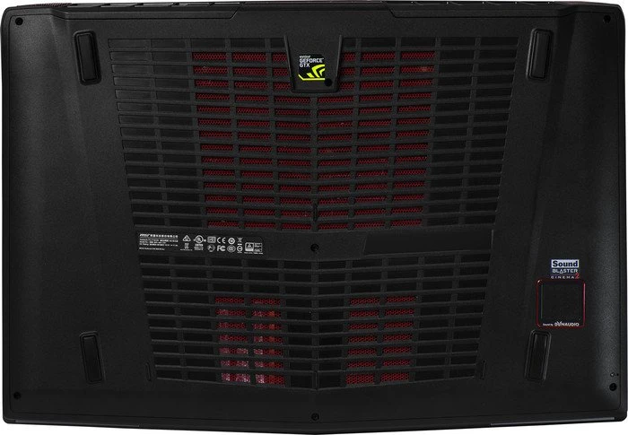 MSI GT72 2QD8H11BW Dominator, Core i7-5700HQ, 8GB RAM, 128GB SSD, 1TB HDD, GeForce GTX 970M, DE