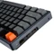 Keychron K8, 80% TKL, LEDs RGB, schwarz, Gateron BROWN, USB/Bluetooth, DE Vorschaubild