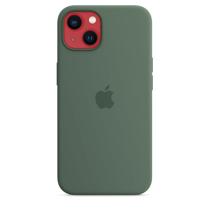 Apple Silikon Case mit MagSafe für iPhone 13 Eukalyptus