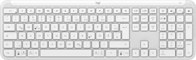 Logitech K950 Signature Slim, Off-White, Logi Bolt, USB/Bluetooth, DE
