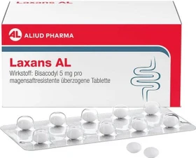 Aliud Laxans AL magensaftresistente Dragees, 10 Stück