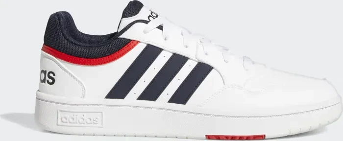 adidas Hoops 3.0 Low Classic Vintage cloud white/legend ink/vivid red ...