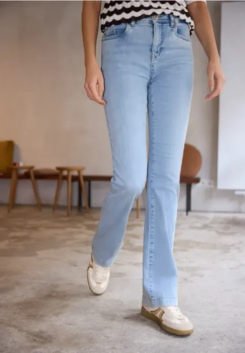 Street One Studio Bootcut Jeans ultra bleach wash (Damen)