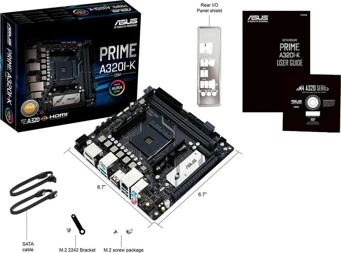 ASUS Prime A320I-K/CSM (AMD AM4)