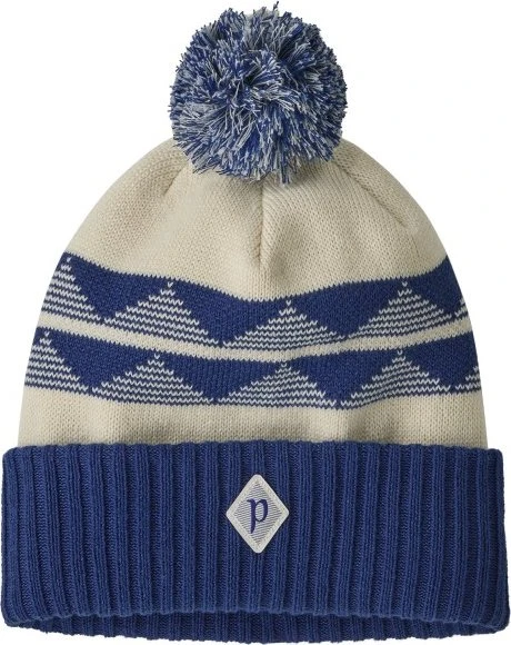 Patagonia Powder Town Beanie hut tripper stripe: birch white