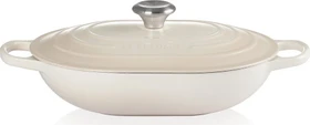 Le Creuset Signature Gusseisen Oblong Bräter 3.4l meringue