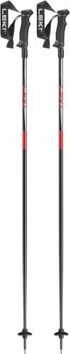 Leki Hot Shot Alpin Skistock eloxal black/eloxal grey/eloxal red (Modell 2025/2026)