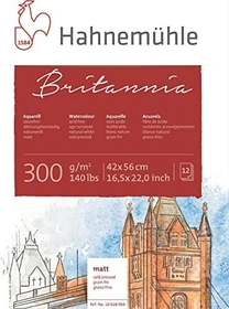 Hahnemühle Britannia Aquarell Zeichenpapier matt, 420x560mm, 12 Blatt