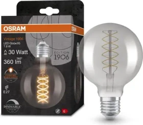 Osram Ledvance Filament LED Vintage 1906 Globe 95 7.8W/818 E27 DIM