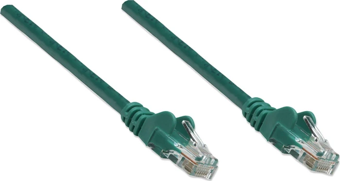 Intellinet Patchkabel, Cat5e, U/UTP, RJ-45/RJ-45, 20m, grün