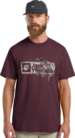 Jack Wolfskin Brand T-Shirt kurzarm wood amaranth (Herren)
