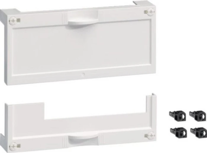 Hager Abdeckungenset für Multimedia Kit für Patch-Panel und für 3-fach-Steckdose