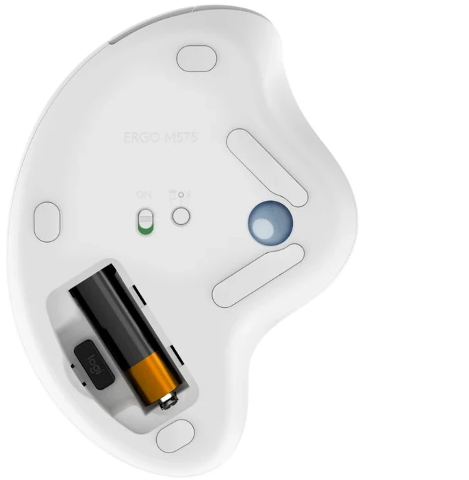 Logitech Ergo M575 Wireless Trackball grauweiß, Bluetooth