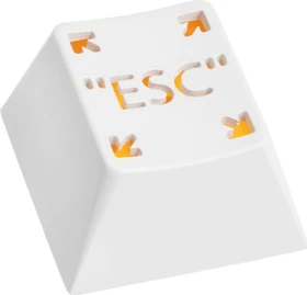 Zomoplus Keycap ESC, Aluminium, orange/weiß, 1 Taste