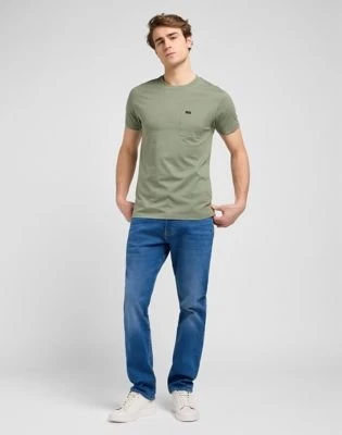 Lee Slim Ultimate Pocket T-Shirt kurzarm olive stone (Herren)