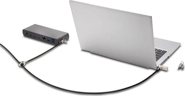 Kensington Slim NanoSaver 2.0 Laptopschloss mit zwei Schließköpfen (Master Key Option)