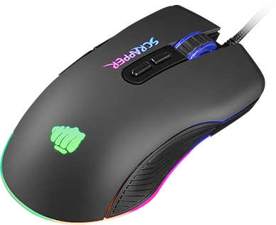Natec Fury Scrapper Gaming Mouse schwarz, USB