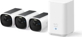eufy eufyCam E40, 3er-Pack inkl. HomeBase 2, Set