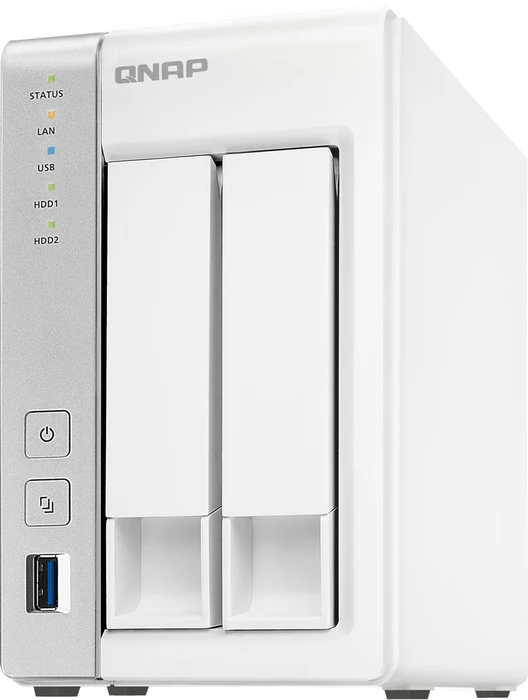 QNAP Turbo Station TS-231P2-4G, 4GB RAM, 2x RJ-45 1000Base-T, 3x USB-A 3.0