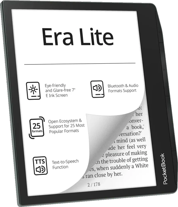 PocketBook Era Lite, Stone Green, 16GB Flash