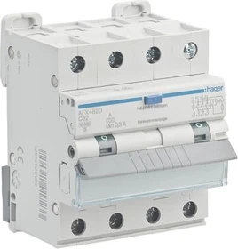 Hager Fehlerstrom-Leitungsschutzschalter 4P 10kA C-32A 300mA Typ A