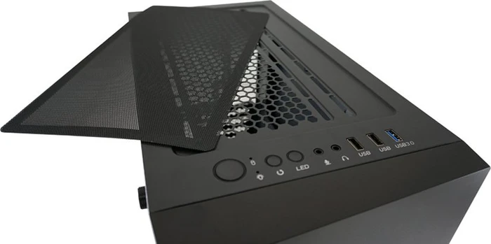 LC-Power Gaming 706B Destiny_X, Glasfenster