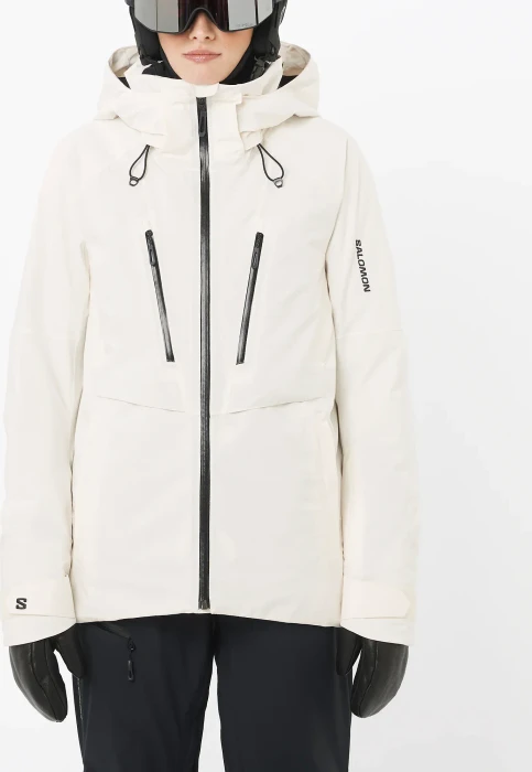 Salomon Brilliant Skijacke whisper white (Damen)