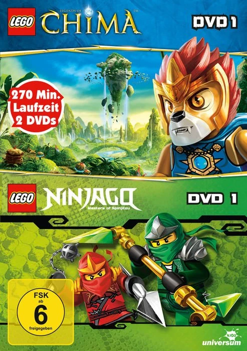 LEGO Legends of Chima Season 1 & Ninjago Season 1 (DVD)