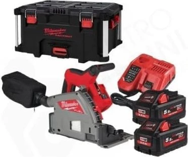 Milwaukee M18 FPS55-552P Fuel Akku-Tauchsäge inkl. Koffer + 2 Akkus 5.5Ah
