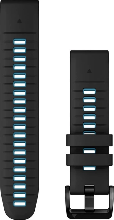 Garmin Ersatzarmband QuickFit 22 Silikon black/cirrus blue