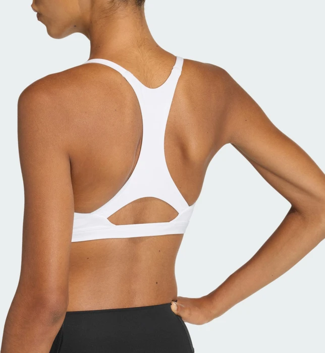 adidas Optime Essentials Light-Support Sport-BH weiß (Damen) (JN3491) – Bild 6