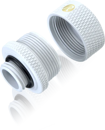 Raijintek Pelias D141806 Fitting G1/4" 14mm, weiß, 6er-Pack