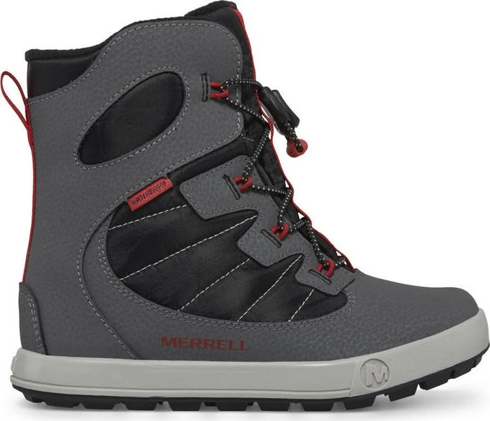 Merrell Snowbank 4.0 Waterproof Big Kid grau/schwarz/rot (Junior)