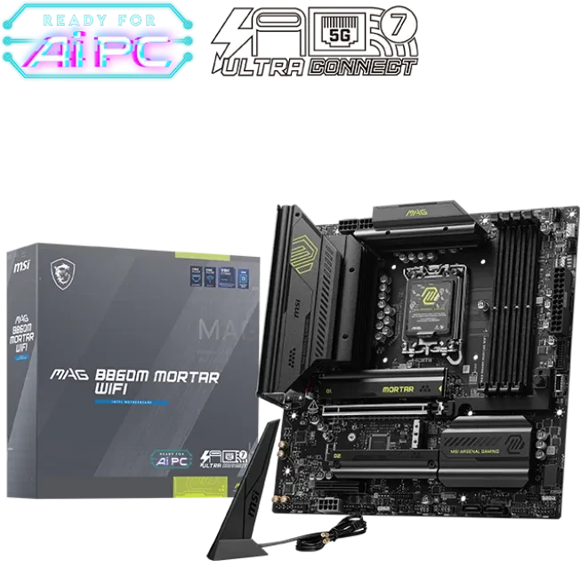 MSI MAG B860M Mortar WIFI (Intel 1851)