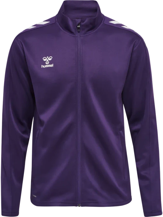 hummel Core XK Poly Zip Sweat Trainingsjacke acai/white
