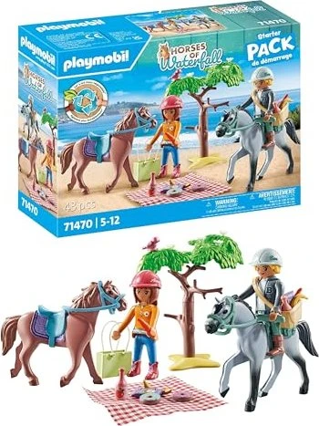 playmobil Horses of Waterfall Reitausflug an den Strand mit Amelia und Ben