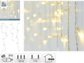 Nedis S.I.A. Icicle Lichtervorhang LED 180x warmweiß